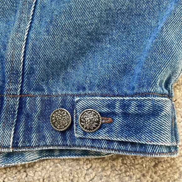 United Denim vest with collar size medium blue - Picture 3 of 8